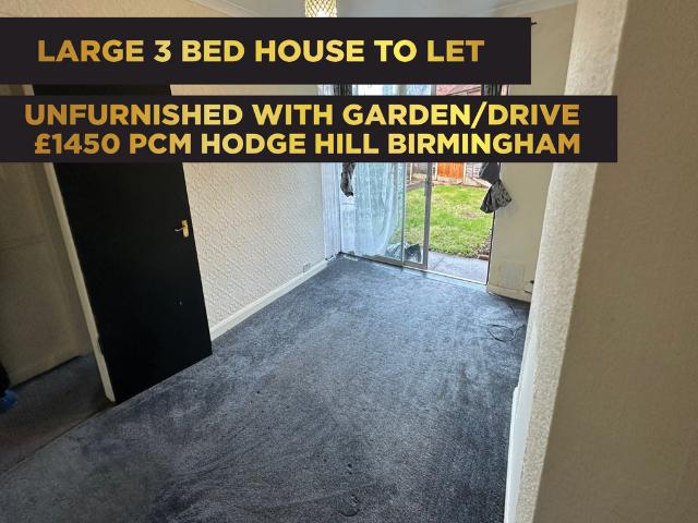Stechford Road, Birmingham B34 3 bed terraced house to rent £1,350 pcm £312 pw
