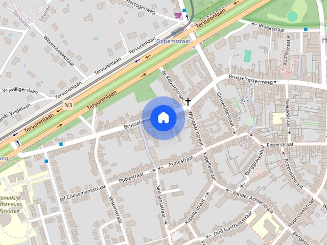 Steenweg op Brussel, Tervuren