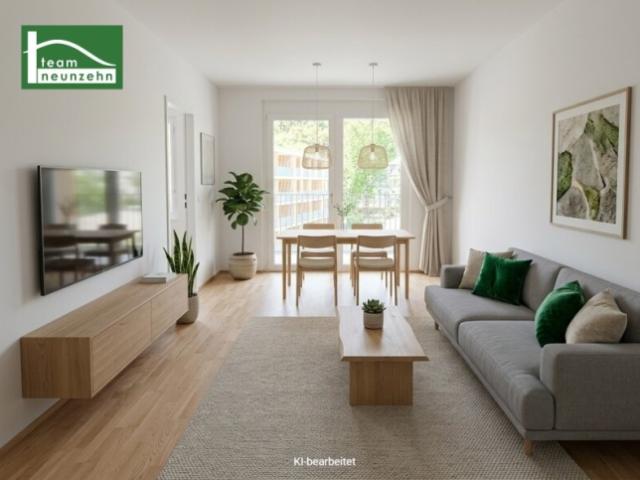 STEINGÖTTERHOF Moderne 2 Zimmer Wohnung mit großer Loggia!