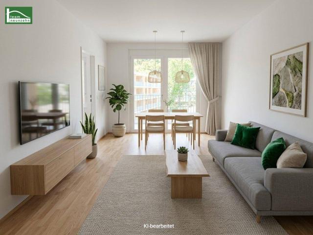 STEINGÖTTERHOF Moderne 2 Zimmer Wohnung mit großer Loggia!