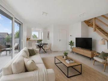 Stijlvol nieuwbouwappartement met 3 slaapkamer nabij het station van Evergem