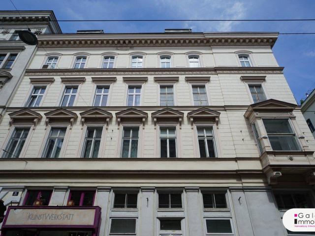 Stilaltbau am Spittelberg süd ost gerichtete Eckwohnung