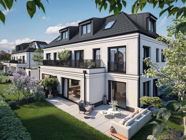 Stilvoll Wohnen in Bogenhausen Denning: Großzügige, familienfreundliche Neubau Doppelhaushälfte