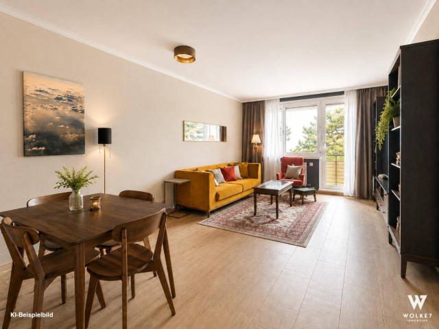 Stilvoll wohnen in Bestlage: 96m² möbliert mit Loggia & Kahlenbergblick Nähe Olympiapark | Obkirchergasse