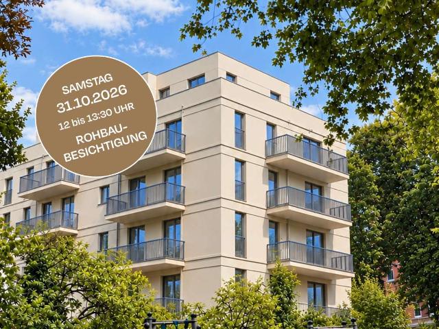 Stilvoll wohnen mit großer Terrasse & 2 Balkonen – 3 Zimmer Neubauwohnung in Hamburg Eimsbüttel