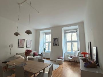 Stilvoll eingerichtete 2 Zimmer Altbauwohnung im 2. Bezirk, Vienna Amsterdam Apartments for Rent