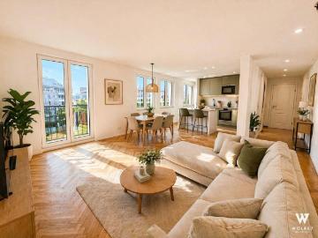 Stilvoll kernsanierte 2 Zimmer Wohnung mit Stadtblick im 3. Bezirk Baumeisterqualität | Erstbezug nach Sanierung | 4. Liftstock | ca. 52 m²
