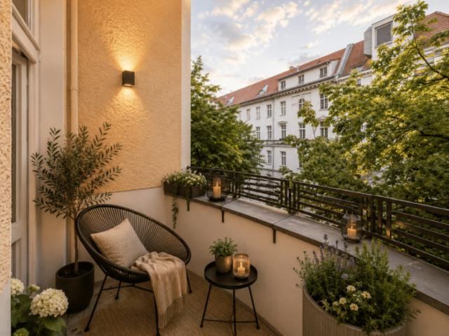 Stilvoll möbliert in Berlin Wedding helle 2 Zimmer Wohnung mit Balkon & Homeoffice