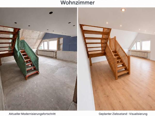 Stilvoll modernisiert: 3,5 Zimmer Wohnung in Fellbach