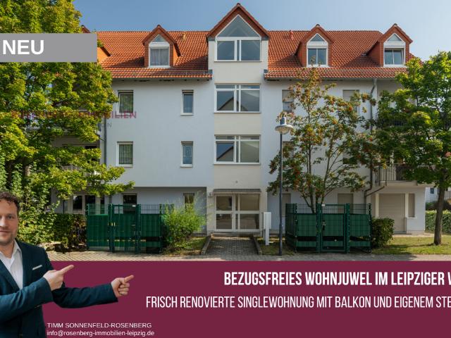 Stilvoll modernisiert & bezugsfrei: Singlewohnung mit Balkon & Stellplatz in Böhlitz Ehrenberg