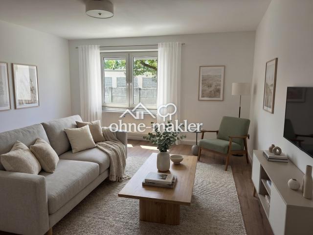Stilvoll saniert: Flexible 3 Zi. Wohnung mit Balkon & Einbauküche in Bamberg
