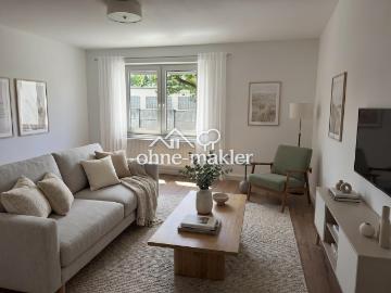 Stilvoll saniert: Flexible 3 Zi. Wohnung mit Balkon & Einbauküche in Bamberg