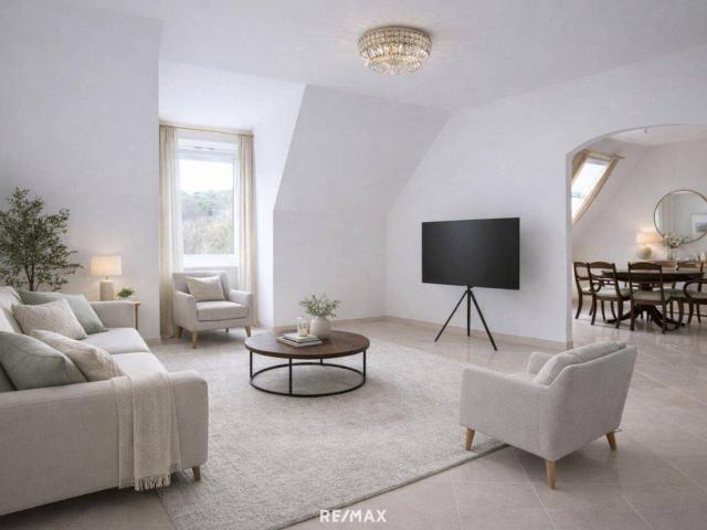 NEUER PREIS! Stilvolle 3,5 Zimmer Wohnung mit Terrasse und herrlichem Panorama auf die historischen Burgruinen