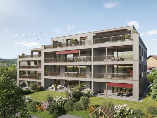 Stilvolle 3.5 Zimmer Erdgeschosswohnung mit 117m2 Landanteil