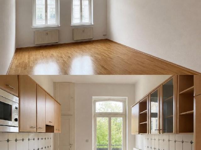 Stilvolle 3 Zimmer Altbauwohnung mit Balkon zum ruhigen Innenhof