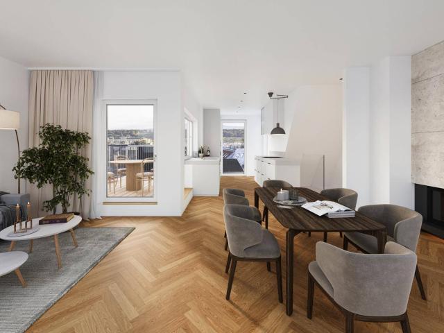 Stilvolle 3 Zimmer Wohnung mit südseitigem Balkon und exklusiver Ausstattung