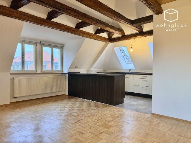 Stilvolle 2 Zimmer Dachgeschosswohnung mit Empore im Herzen von Bad Mergentheim