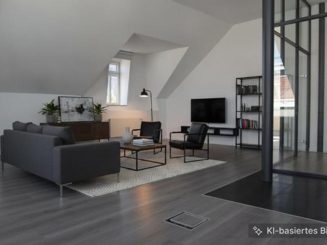 Stilvolle 2 Zimmer Dachgeschosswohnung mit Loftcharakter in zentraler Lage von Dreieich Sprendlingen