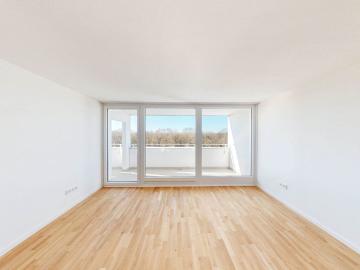 Stilvolle 2 Zimmer Wohnung mit Balkon und Parkettboden