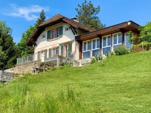 Stilvolle 7 Zimmer Villa mit Seesicht in Biel kaufen