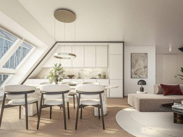 Stilvolle 4 Zimmer Dachgeschosswohnung mit Terrasse ANDEA Parkside Residences