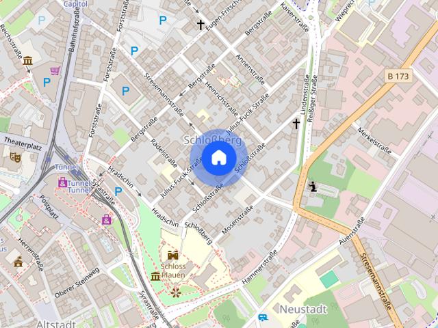 Stilvolle 4 Raum Wohnung mit Stuck, neu renoviert, Balkon und Garten zentrumsnah in Plauen