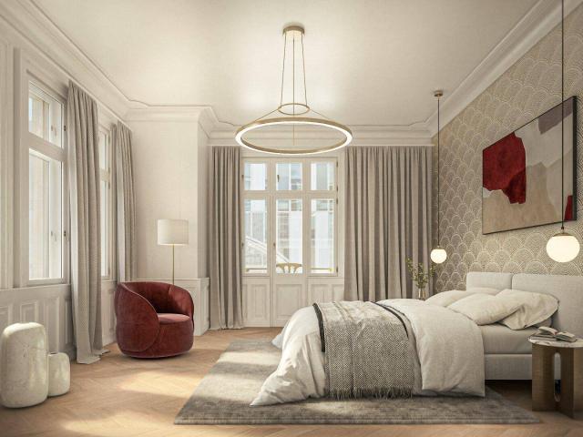 Stilvolle 5 Zimmer Wohnung im klassischen Wiener Stil mit Loggia ANDEA Parkside Residences