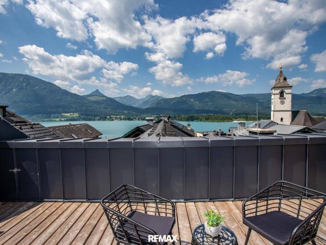 Stilvolle Eigentumswohnung mit Wolfgangseeblick in St. Wolfgang – auch als Zweitwohnsitz nutzbar!