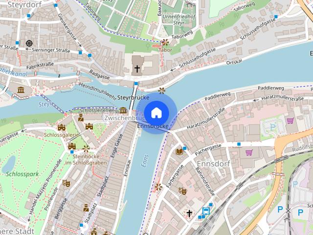 Stilvolle Einzimmerwohnung im Herzen von Steyrdorf – nahe dem Roten Brunnen