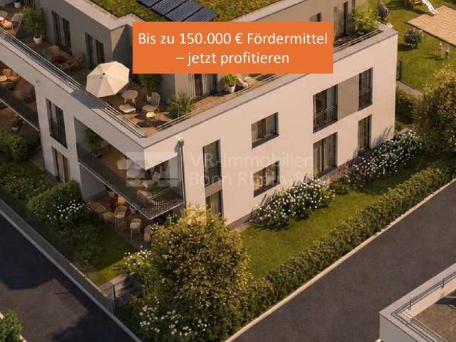 Stilvolle Erdgeschosswonhnung mit Loggia und Garten