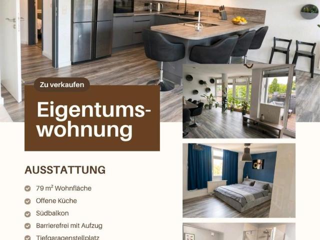 Stilvolle Etagenwohnung mit Dachterrasse in Wuppertal Ronsdorf