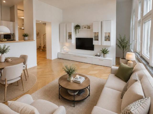 Stilvolle Maisonette mit Galerie in ruhiger Wittlaer Lage