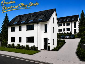 Stilvolle Neubau Gartenwhg. in hochwertigem Wohnensemble mit nur sechs Einheiten nach KFW 55 Standart