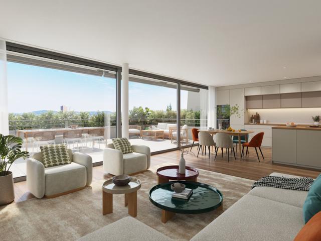 Stilvolle Terrassenwohnung mit Panorama Weitblick