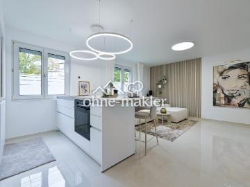 Voll möblierte und neu renovierte 3 Zim. Wohnung in HN City mit Einzelgarage PROVISIONSFREI