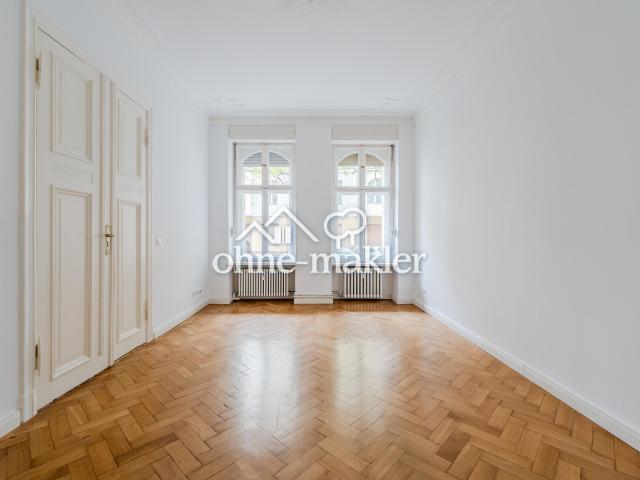 Stilvoller Altbau in Toplage Berlin: 4 Zimmer Erdgeschosswohnung im Vorderhaus – Provisionsfrei