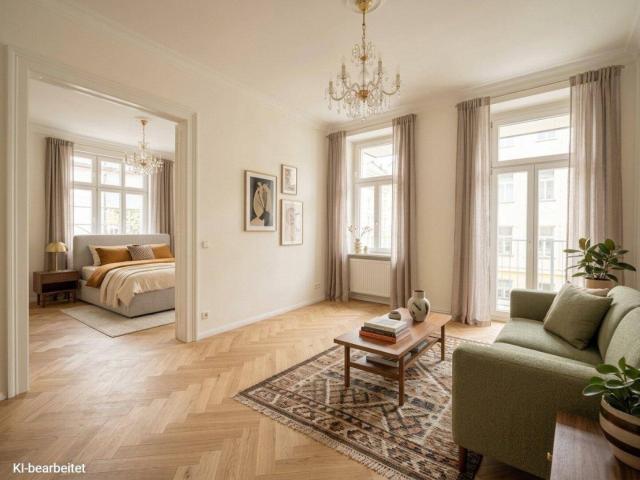 Stilvoller Altbau mit großzügigem Balkon