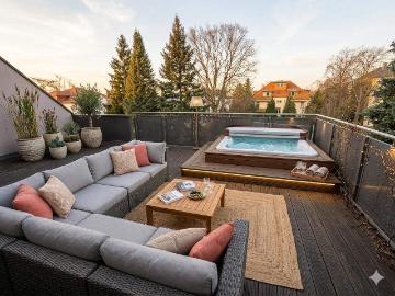 Plauen, Dresden - Garten, Terrasse, Aufzug