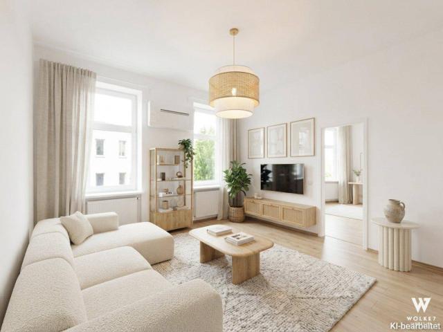 Stilvoller 3 Zimmer Altbau mit Klimaanlage | 2. Liftstock | nahe U1 Troststraße