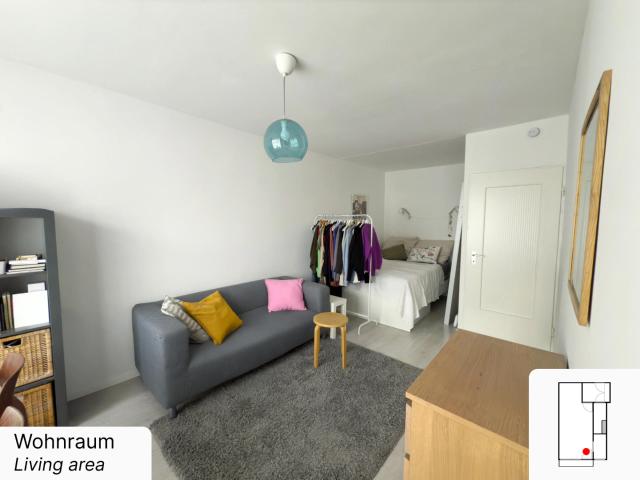 Stilvolles Apartment mit lichtdurchflutetem Balkon zum Entspannen