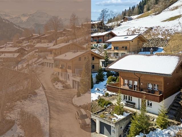 Stilvolles Chalet mit beeindruckender Aussicht und Zweitwohnungskontingent