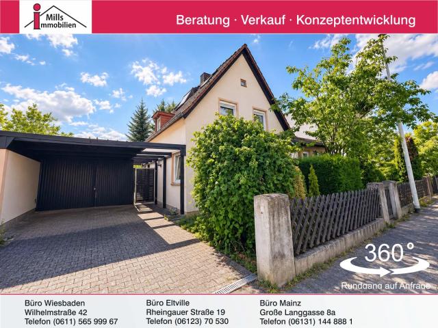 Stilvolles Einfamilienhaus mit sonnigem Grundstück in Top Lage von Mainz Oberstadt