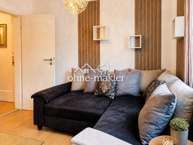 Stilvolles, vollmöbliertes 1 Zimmer Apartment mit Kaminofen – Nürnberger Altstadt
