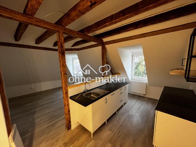 Stilvolles Wohnen über den Dächern der Stadt: Kernsaniertes Loft Juwel mit Garage & Einbauküche