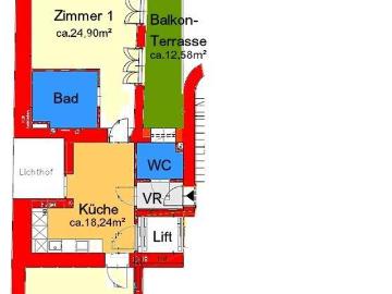 Stilvolles Wohnen Zentrum von Klagenfurt sanierter Altbau Wohntraum mit eigenem Liftzugang und Innenhofterrasse