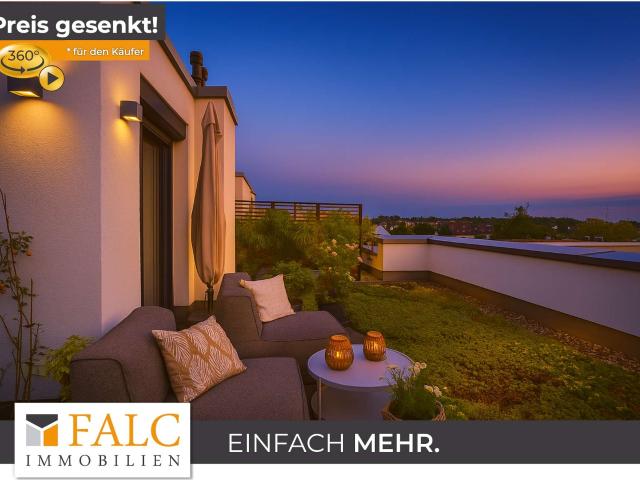 Stilvolles Zuhause im Münchner Westen mit exklusiver Dachterrasse und herrlichem Fernblick