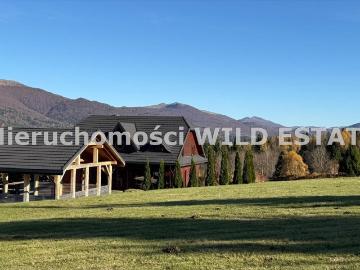 Urokliwy dom drewniany z panoramicznym widokiem na Bieszczady