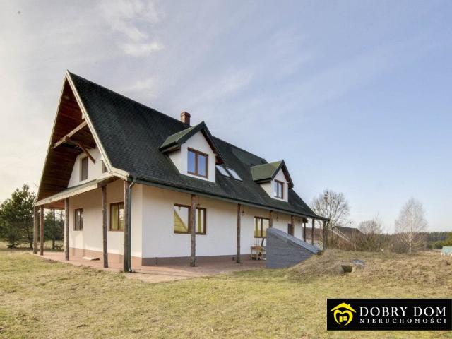 Dom wolnostojący 140 m2 na 1 ha z garażem i stodołą