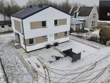 Dom bliźniak w Strzeszowie, 80,98 m2, gotowy do wykończenia