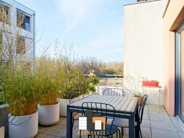 Strasbourg Robertsau F4 de 84.67m2 + terrasse de 18.5m2!